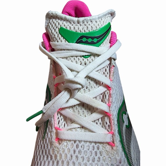 Saucony Kinvara 14 Women's Running Shoes Sneakers White Gravel Grey Size 10 - Picture 9 of 13